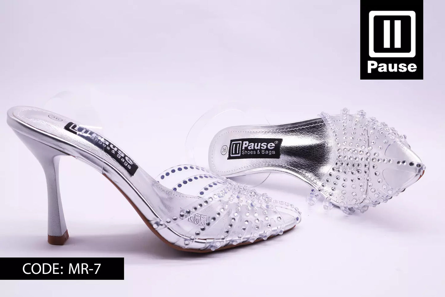 MR-7 TRANSPARENT HEELS