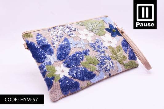 HYM-57 Floral clutch
