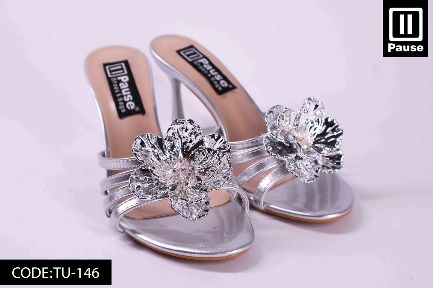 TU-146 HEELED SLIPPER