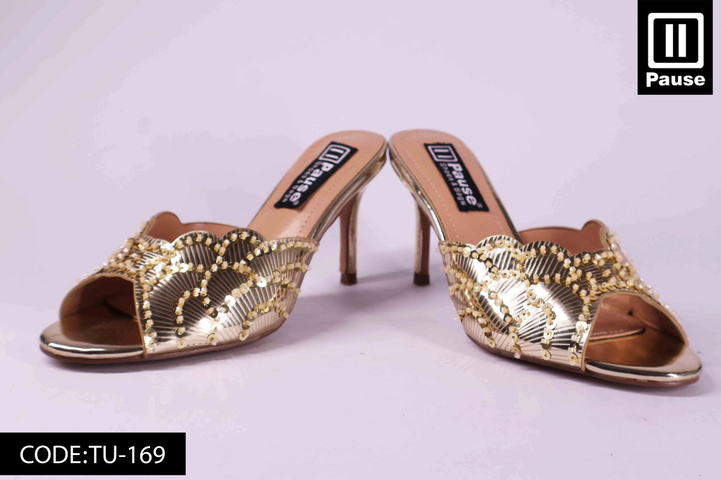 TU-169 HEELED SLIPPER