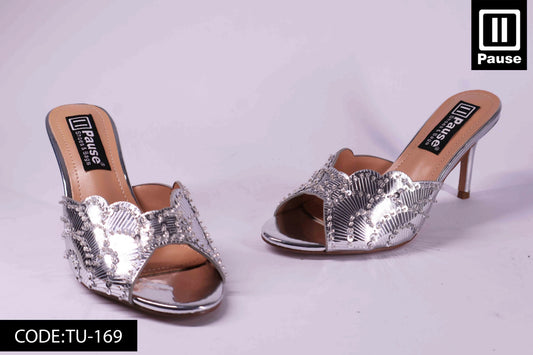 TU-169 HEELED SLIPPER