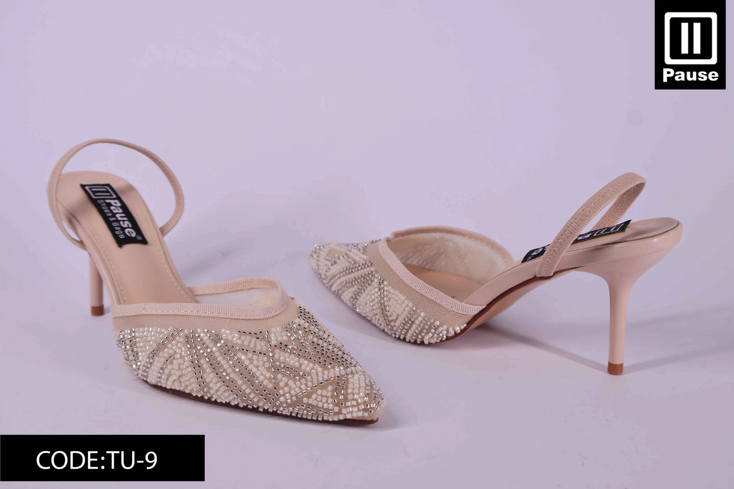 TU-9 SLINGBACK HEELS