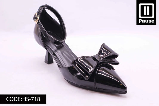 HS-718 BOW VERNA HEELS