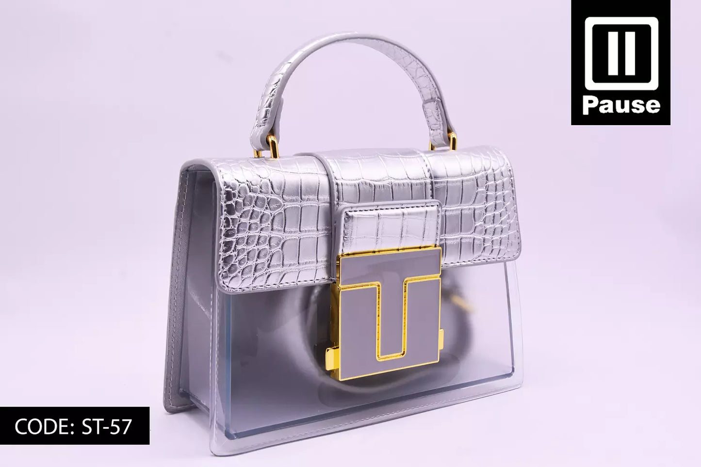 ST-57 TRANSPARENT HANDBAG