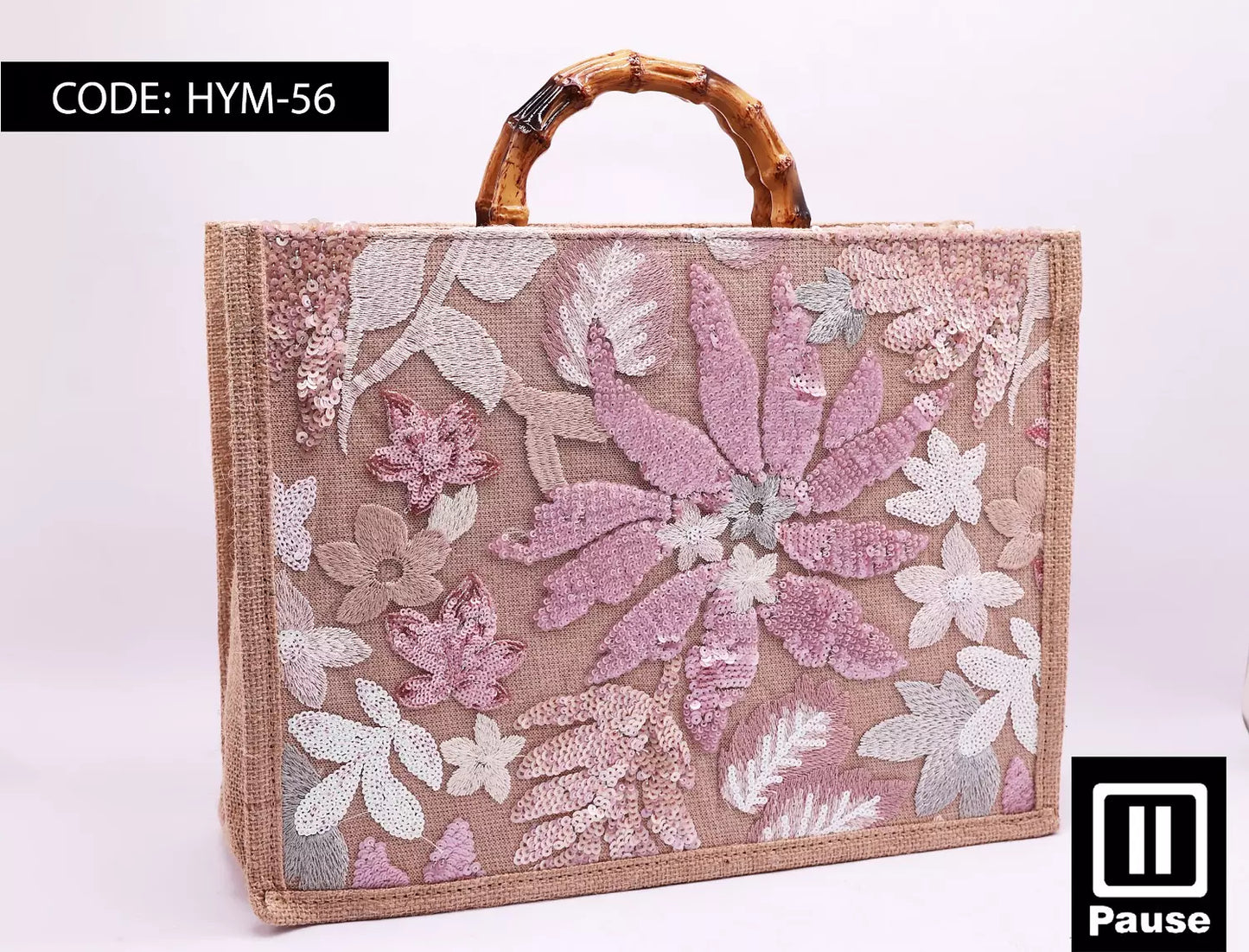 HYM-56 FLORAL HANDBAG