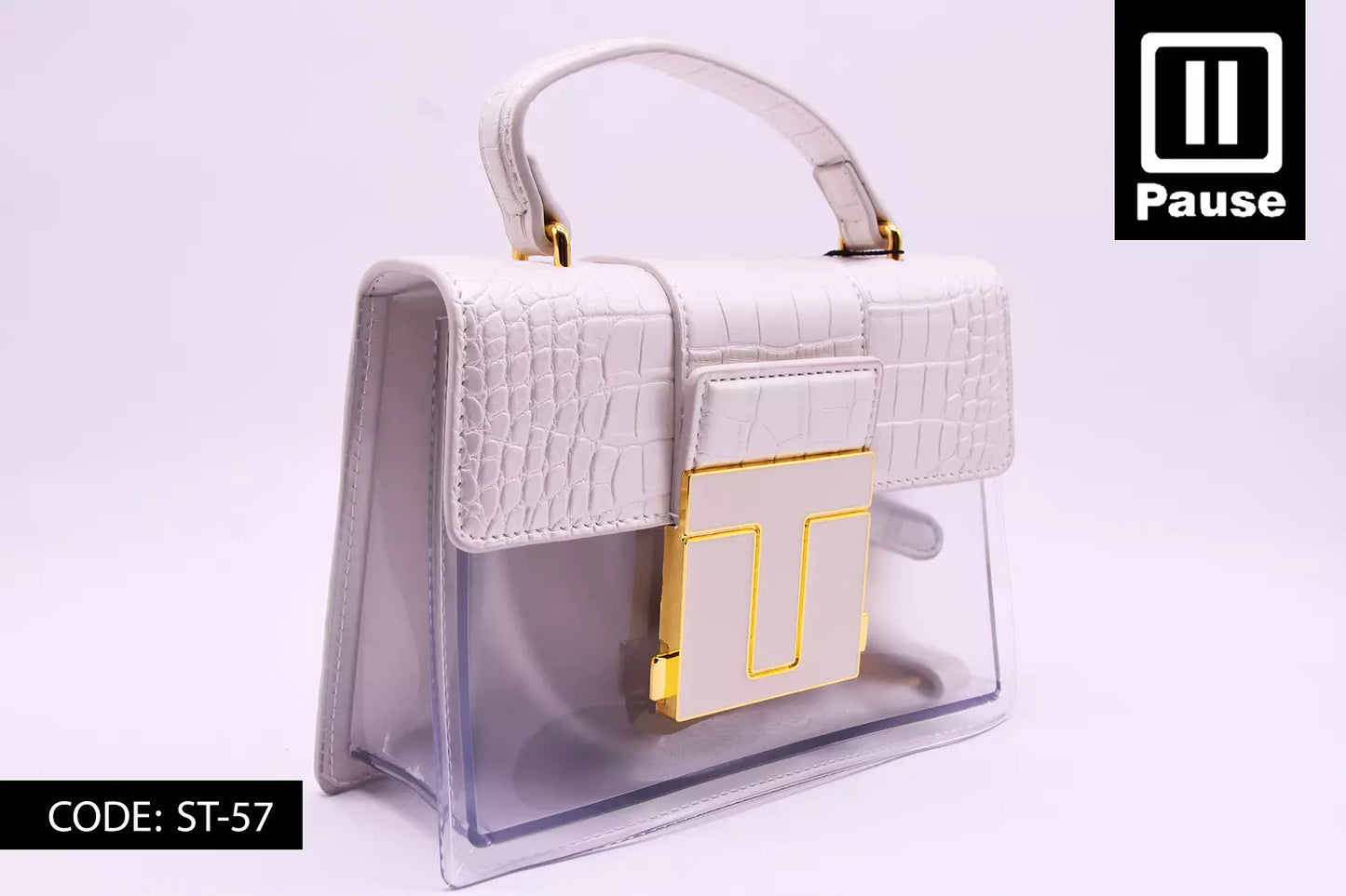 ST-57 TRANSPARENT HANDBAG