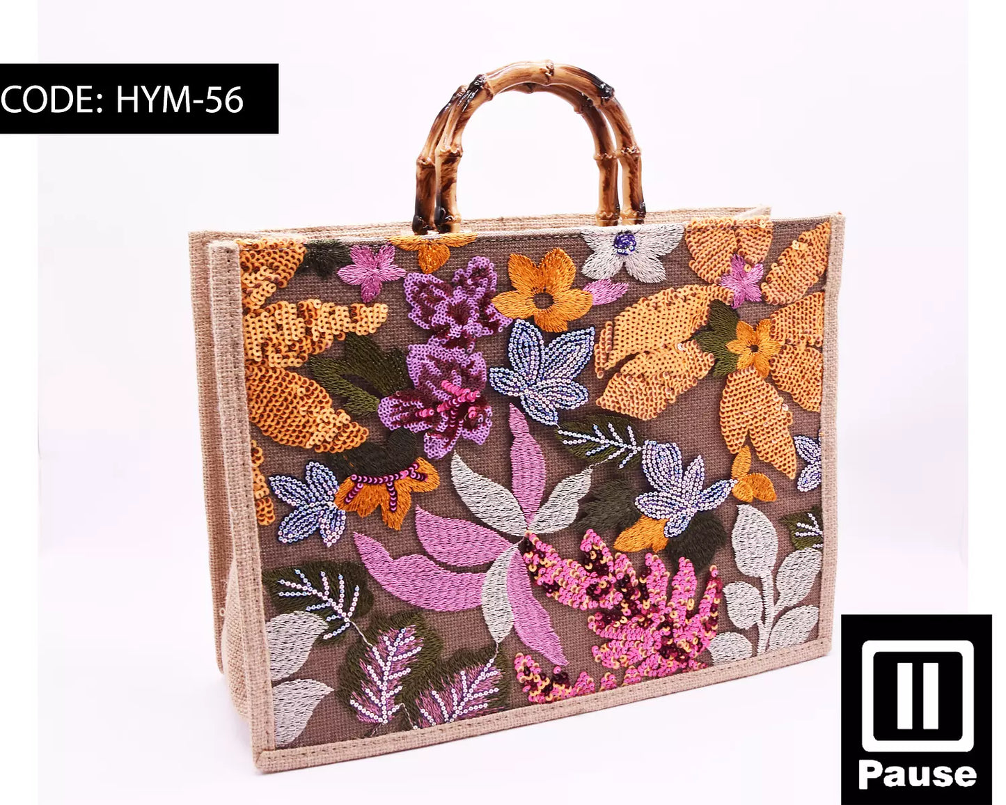 HYM-56 FLORAL HANDBAG