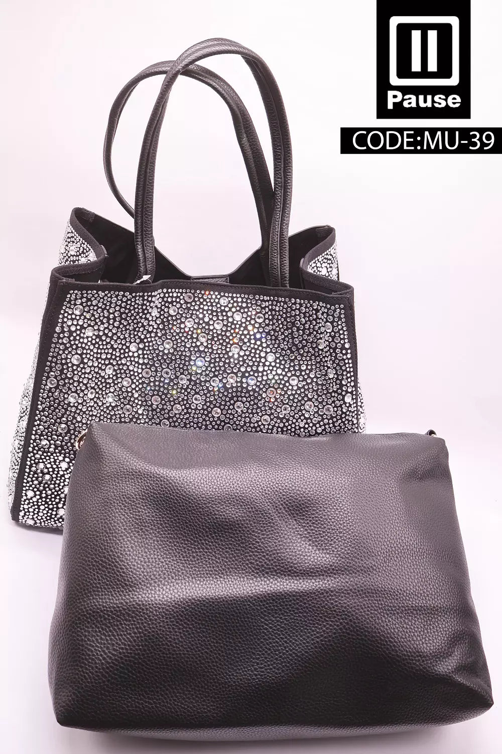 MU-39 GLITTER TOTE BAG