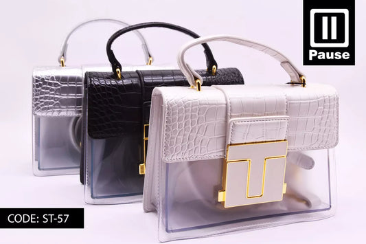 ST-57 TRANSPARENT HANDBAG