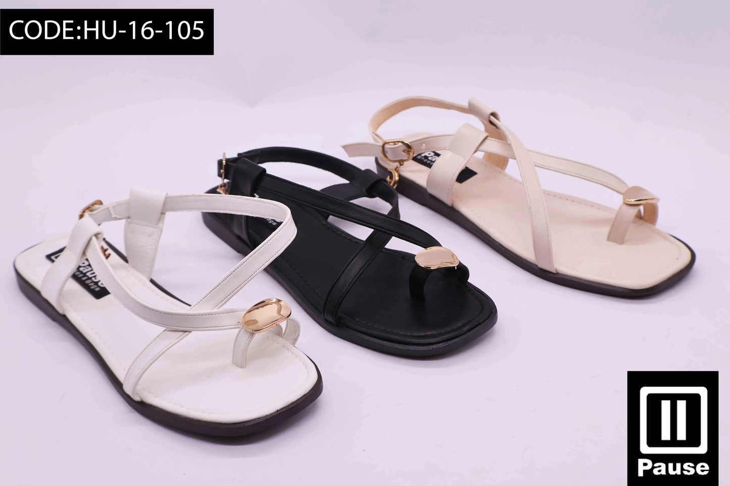 HU-16-105 FLAT SANDAL