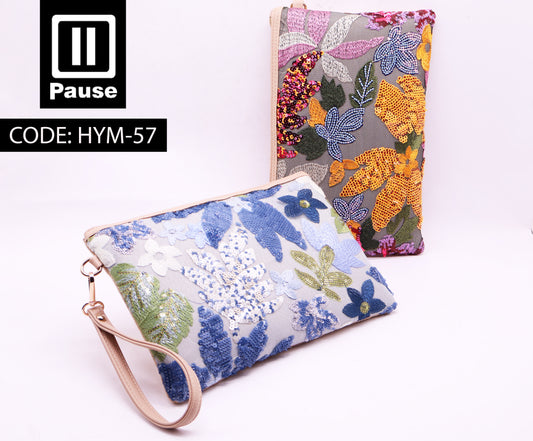 HYM-57 Floral clutch
