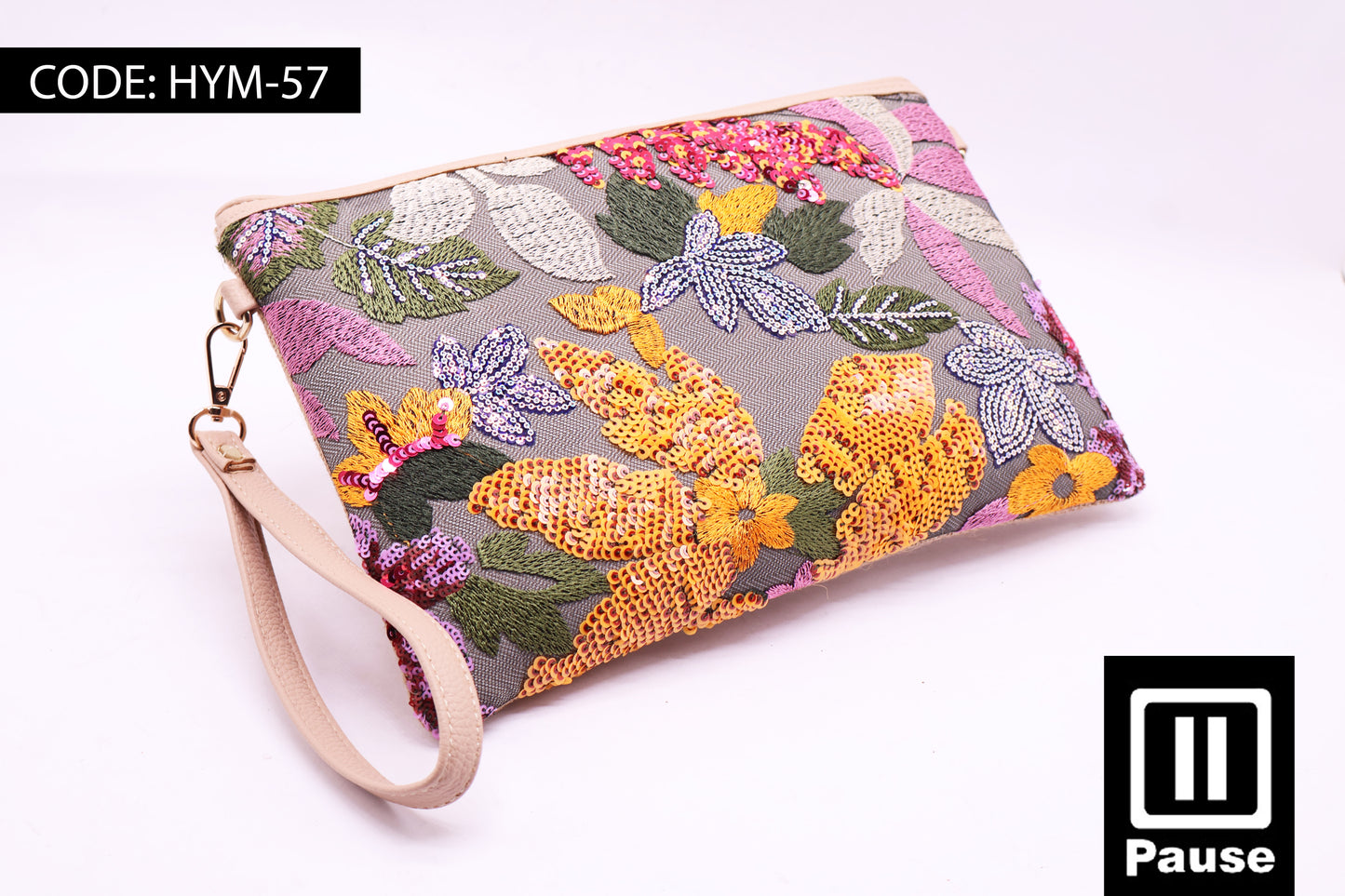 HYM-57 Floral clutch