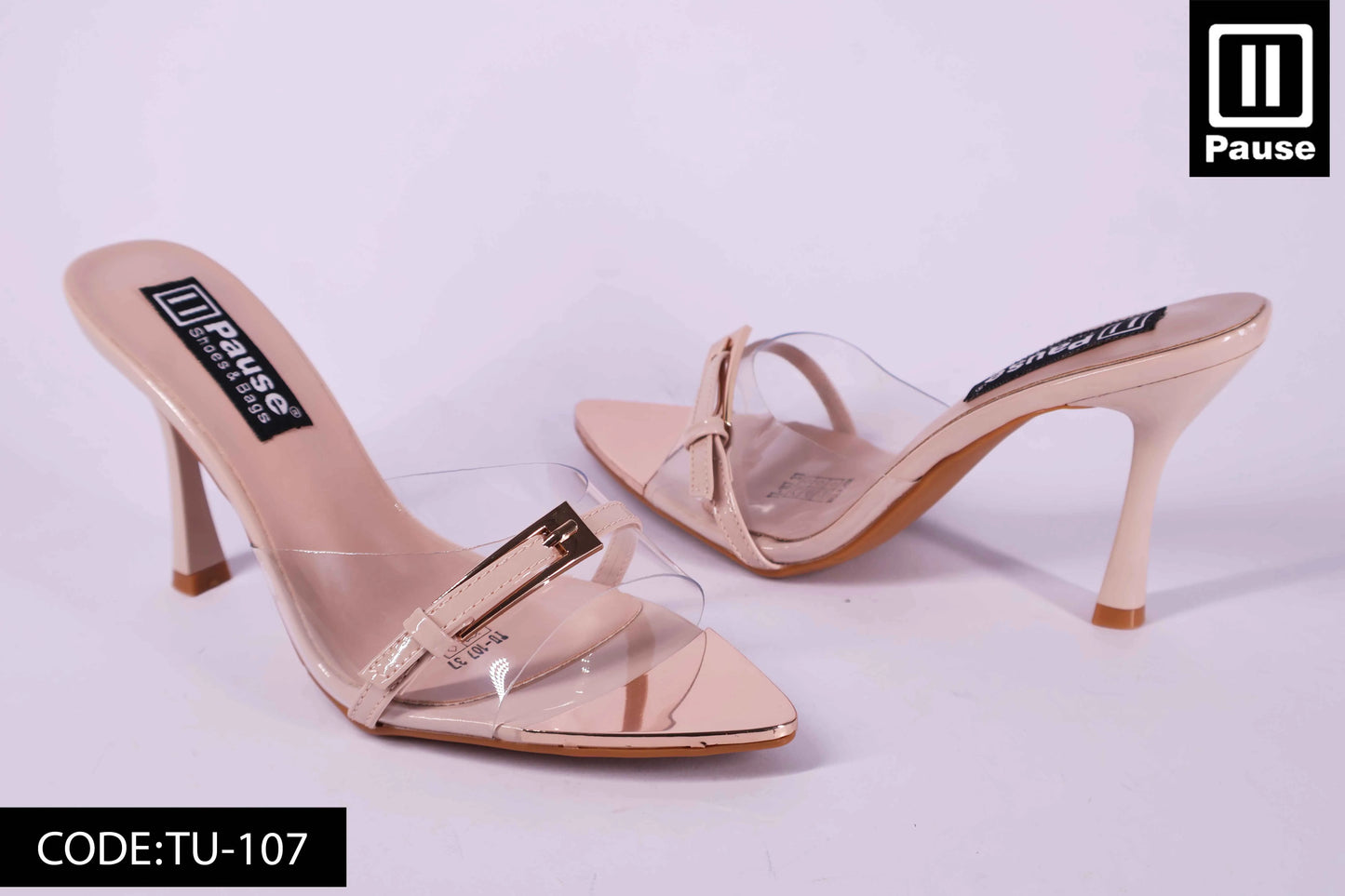 TU-107 HEELED SLIPPER