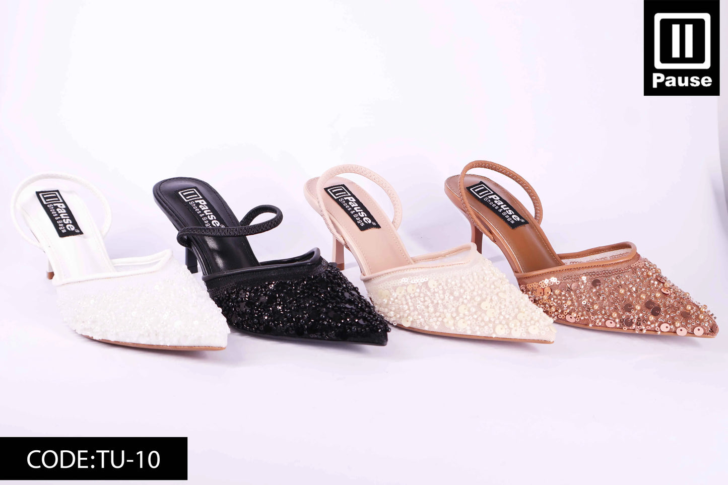 TU-10  SLINGBACK HEELS