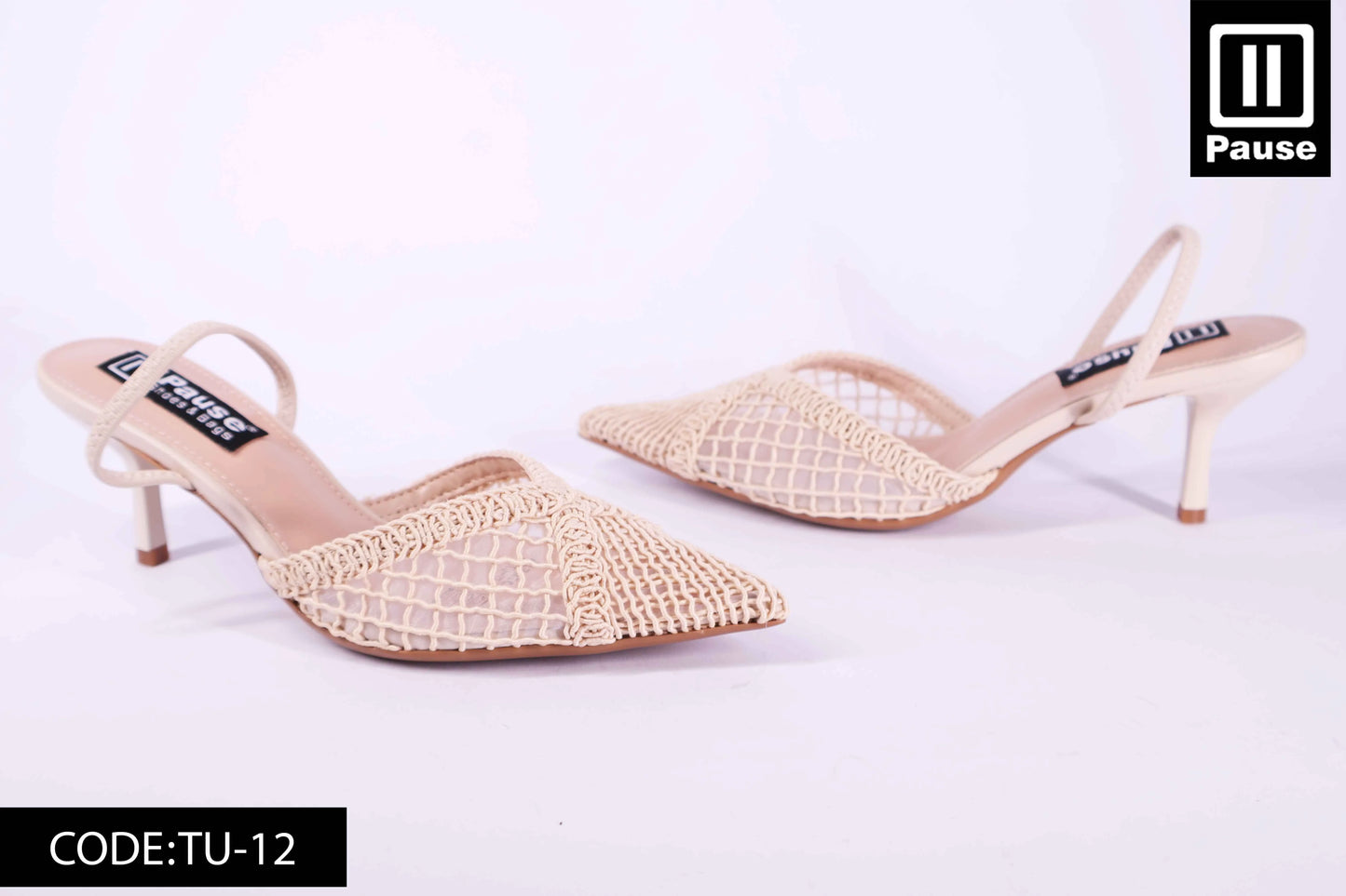 TU-12 SLINGBACK HEELS