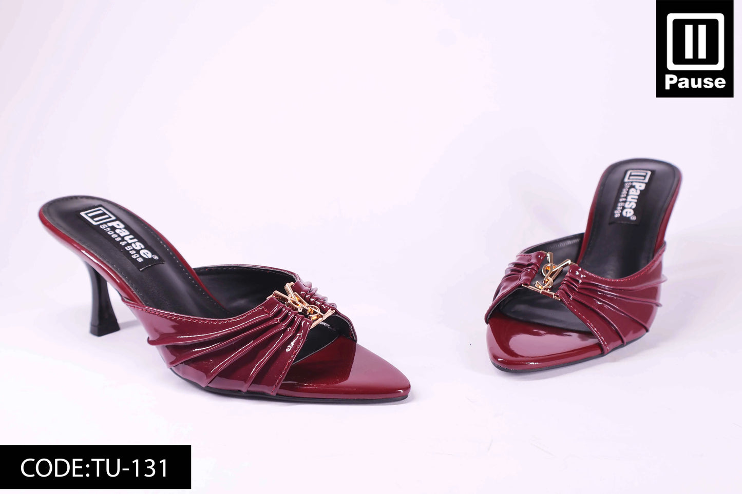 TU-131 HEELED SLIPPERS