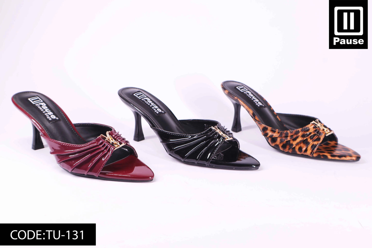 TU-131 HEELED SLIPPERS