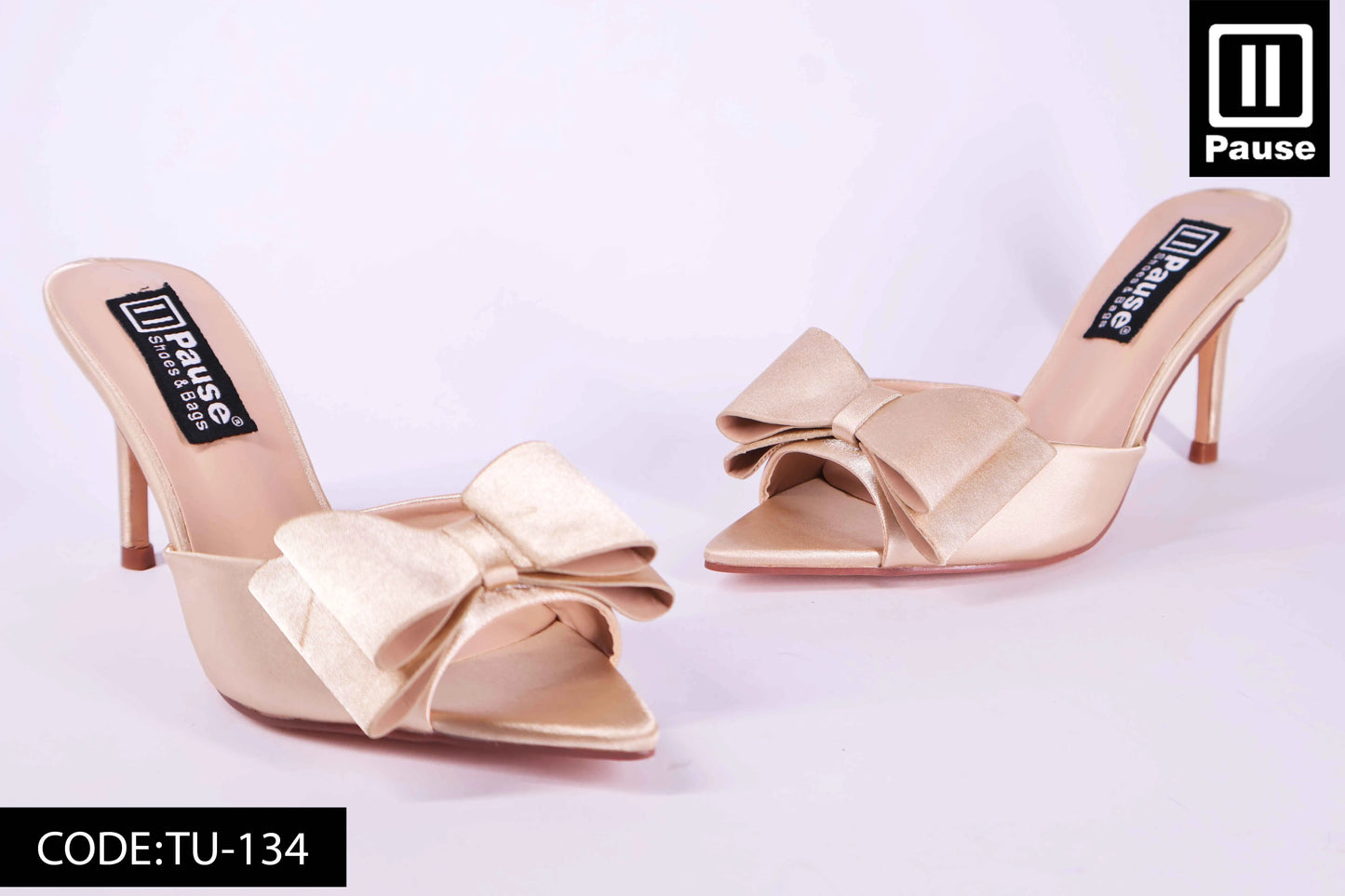 TU-134 HEELED SLIPPER
