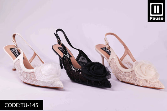 TU-145 SLINGBACK HEELS