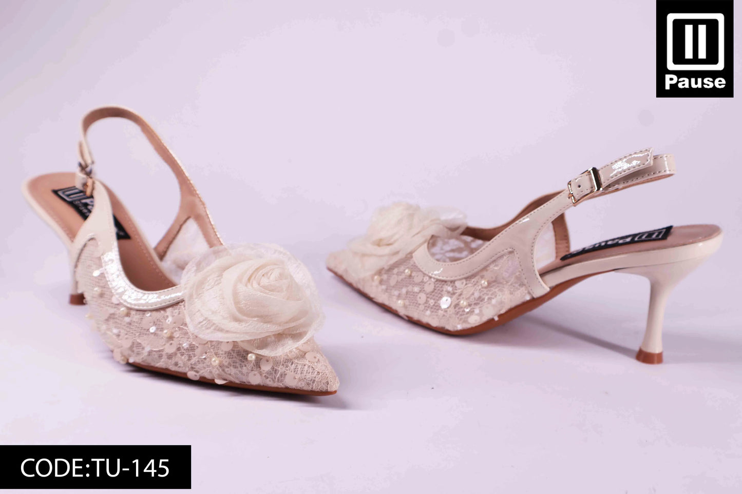 TU-145 SLINGBACK HEELS