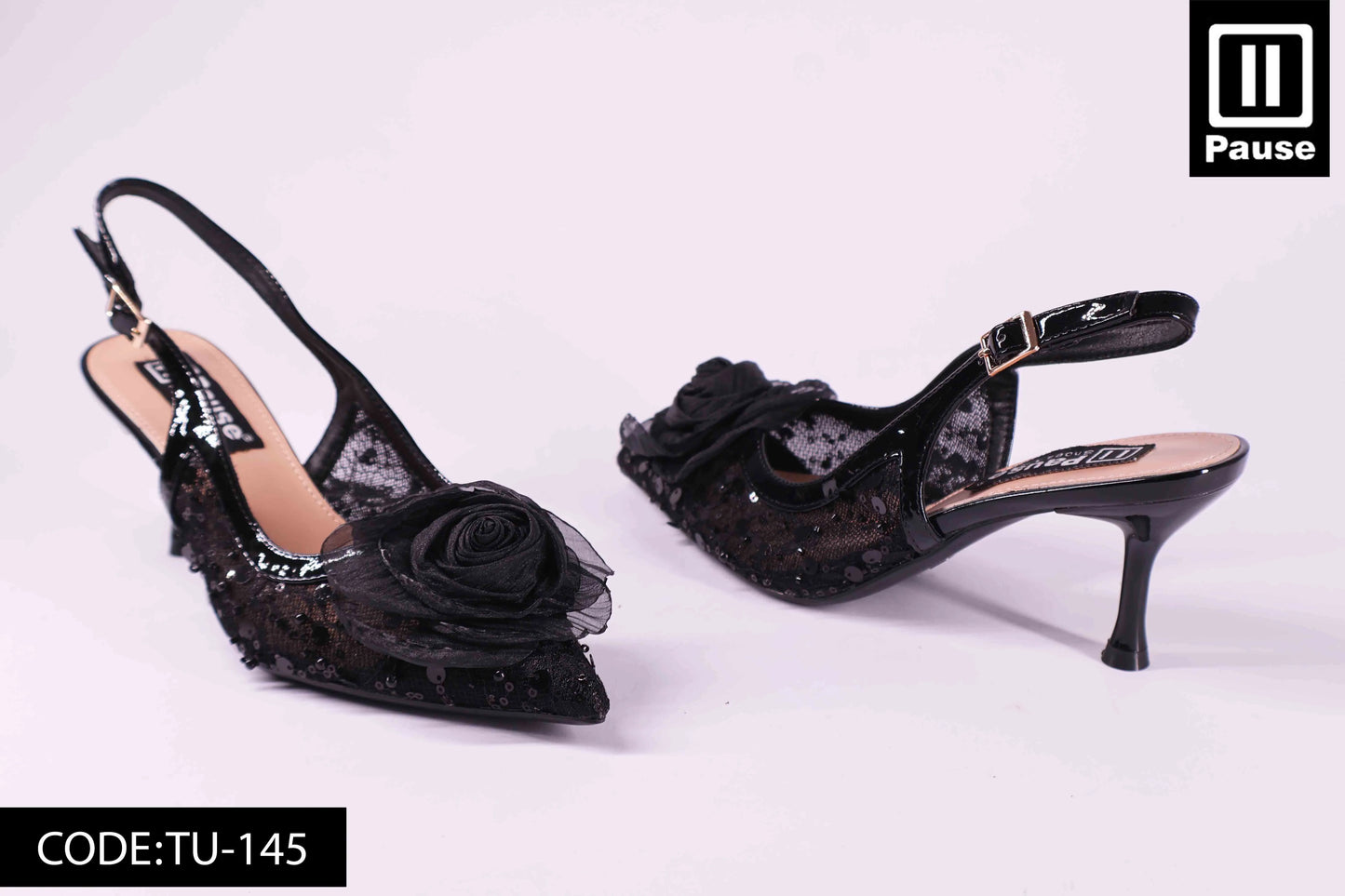 TU-145 SLINGBACK HEELS