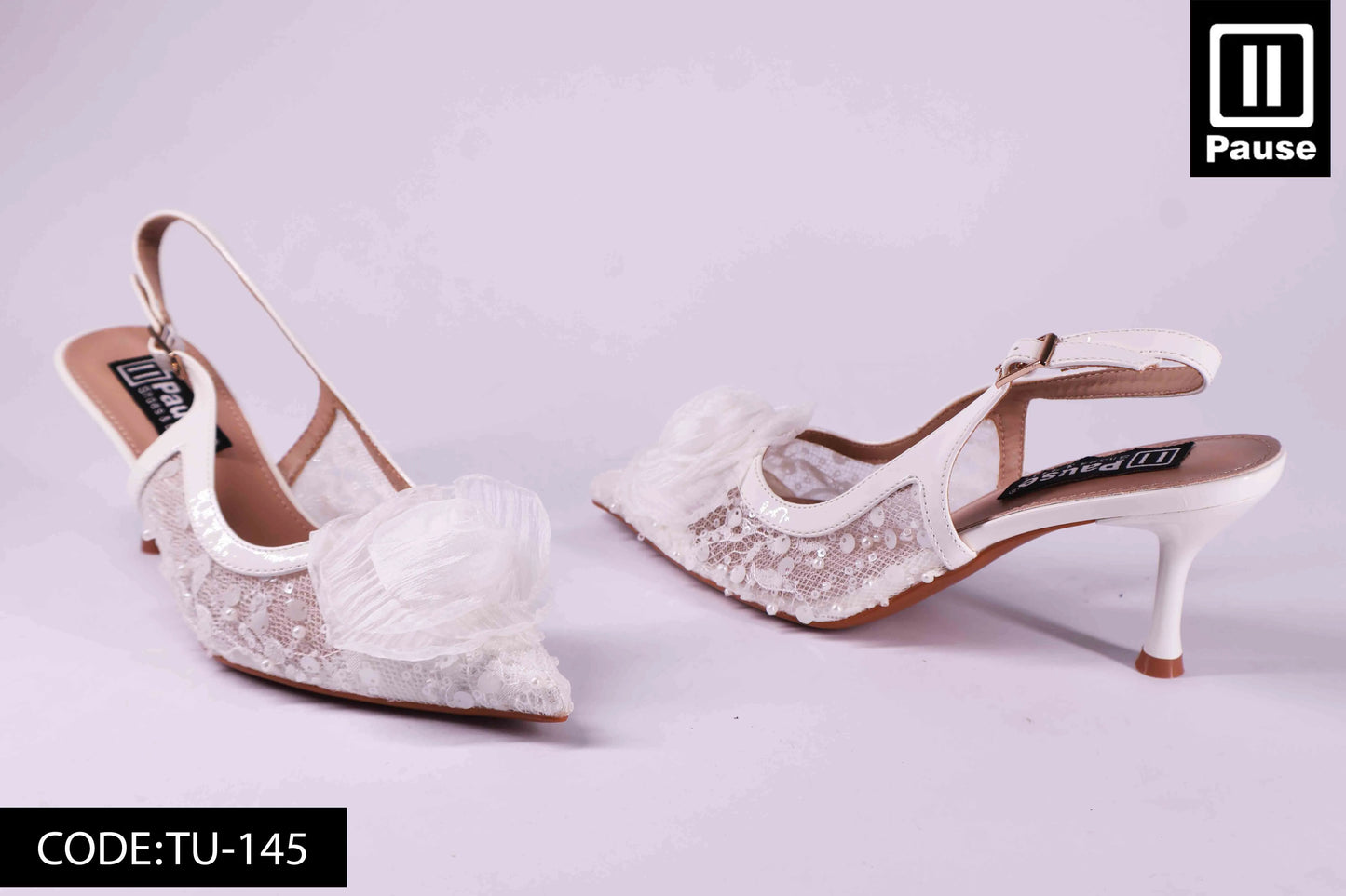 TU-145 SLINGBACK HEELS