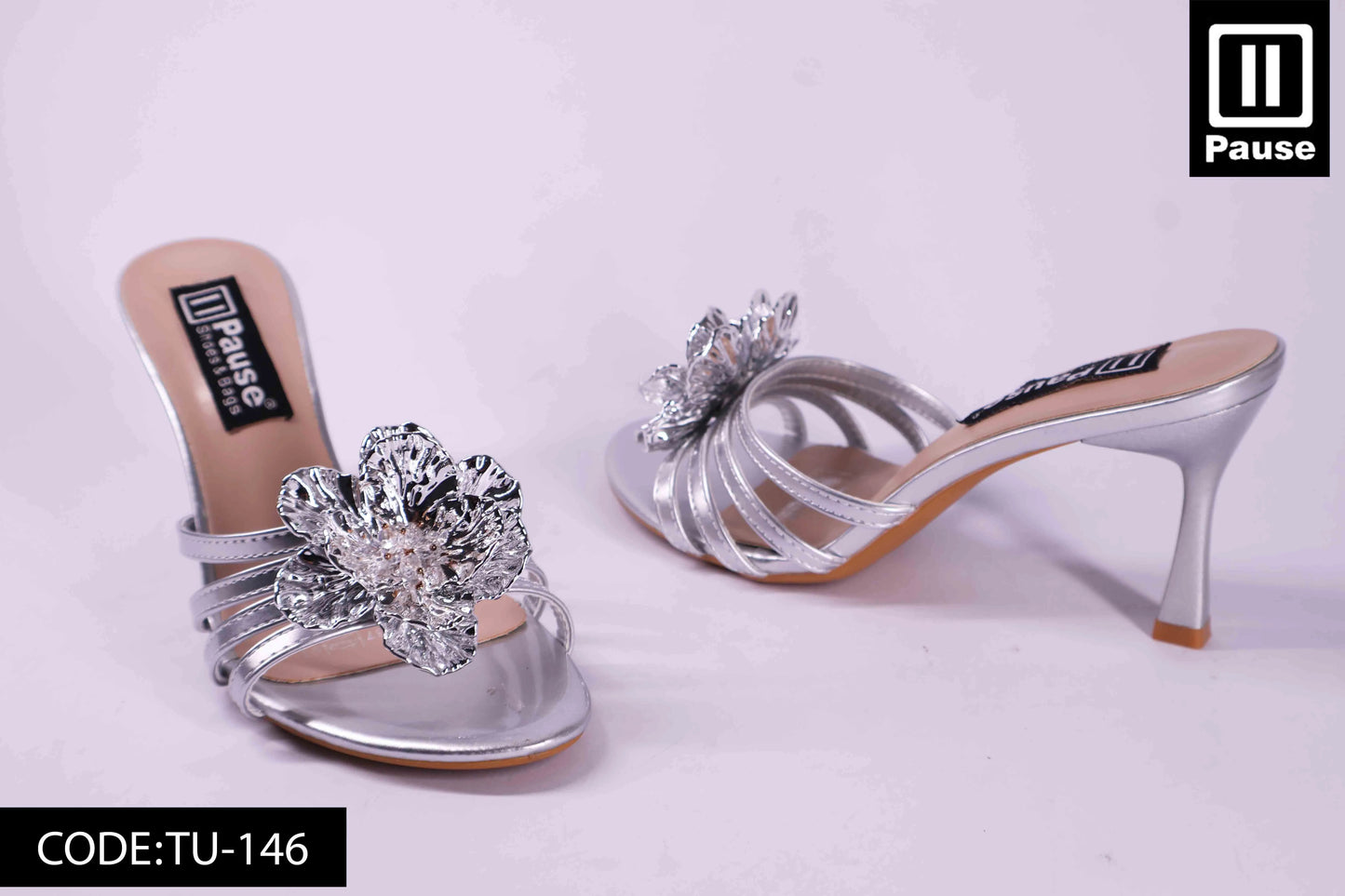 TU-146 HEELED SLIPPER