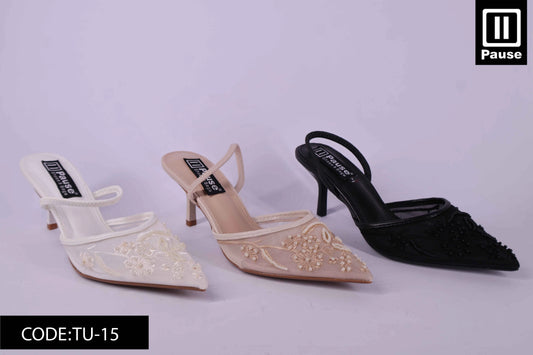 TU-15 SLINGBACK HEELS