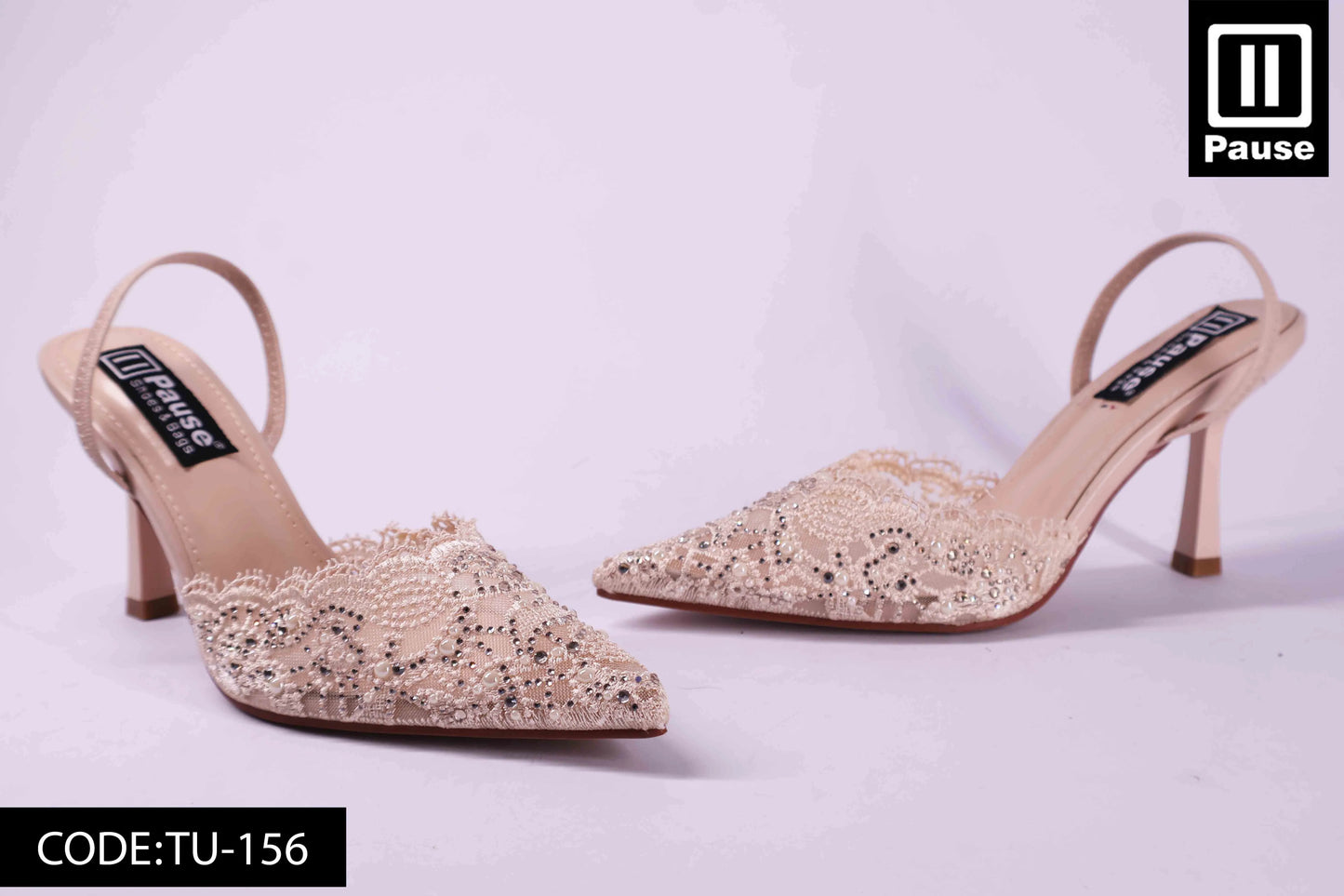 TU-156 SLINGBACK HEELS