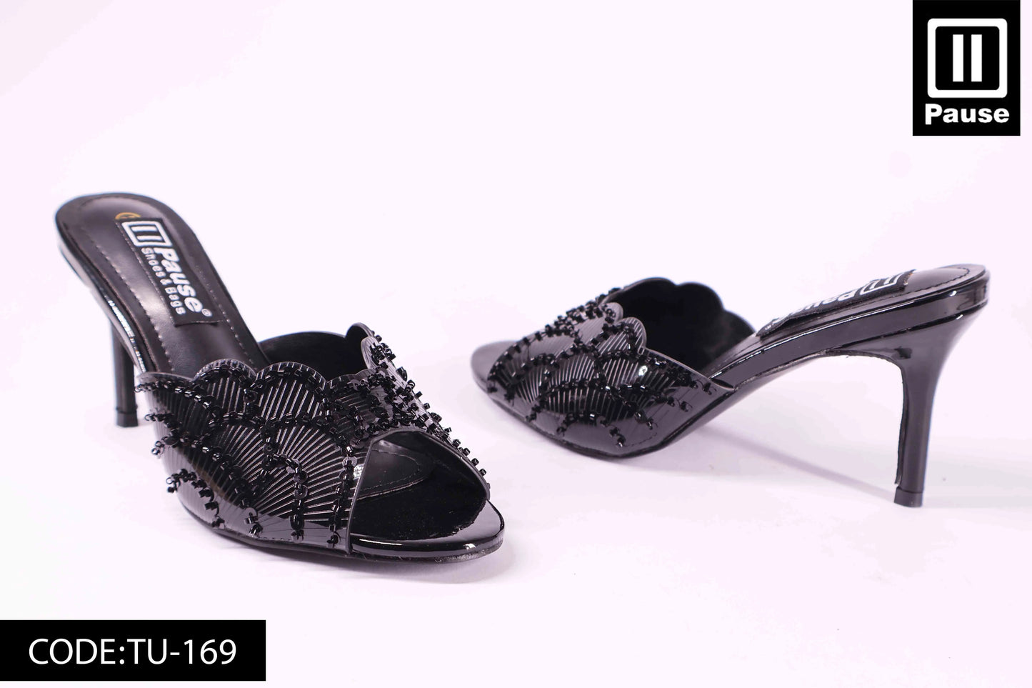 TU-169 HEELED SLIPPER