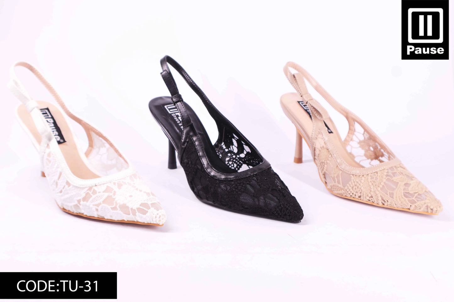 TU-31 SLINGBACK HEELS