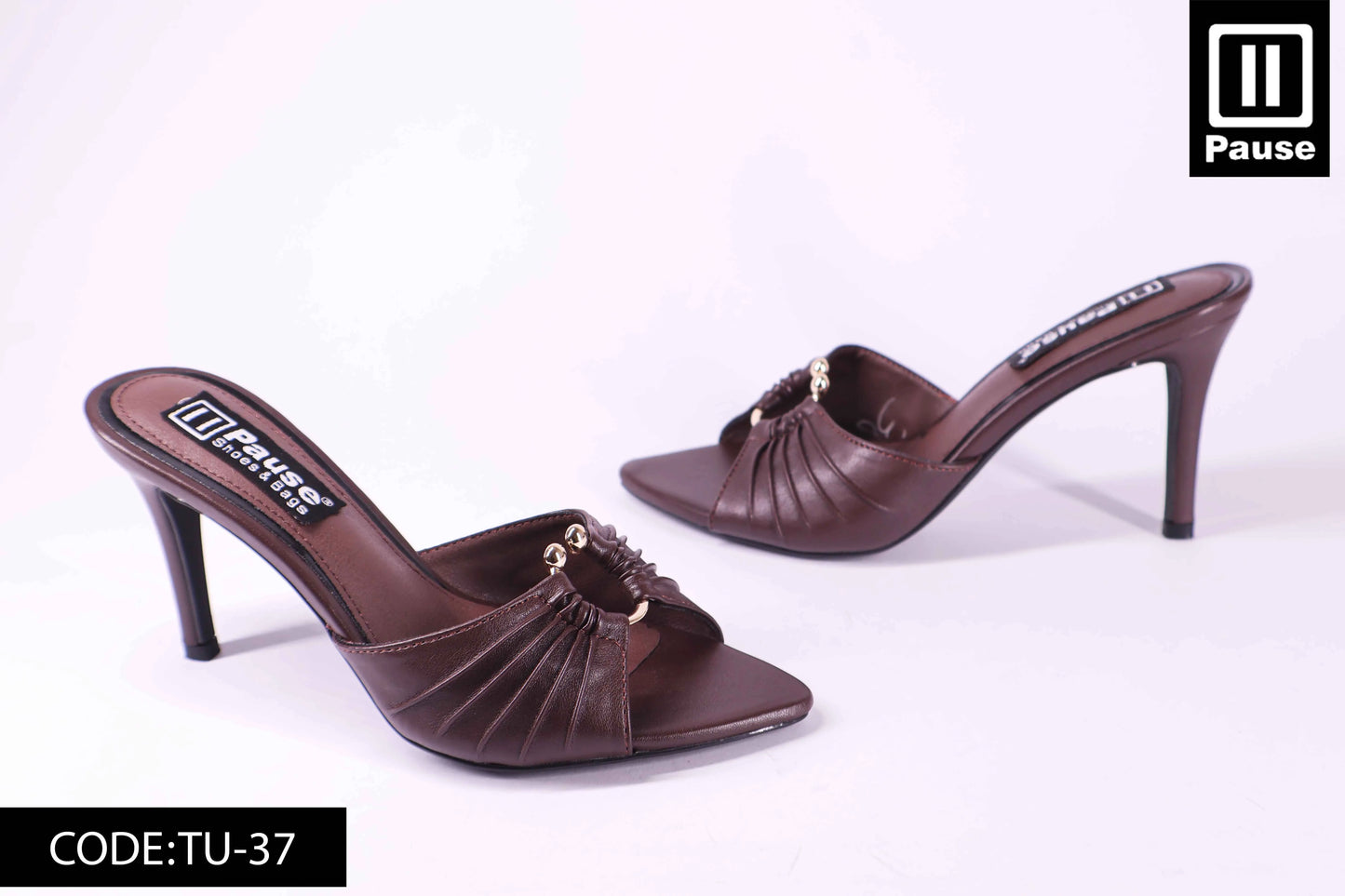 TU-37 HEELED SLIPPER