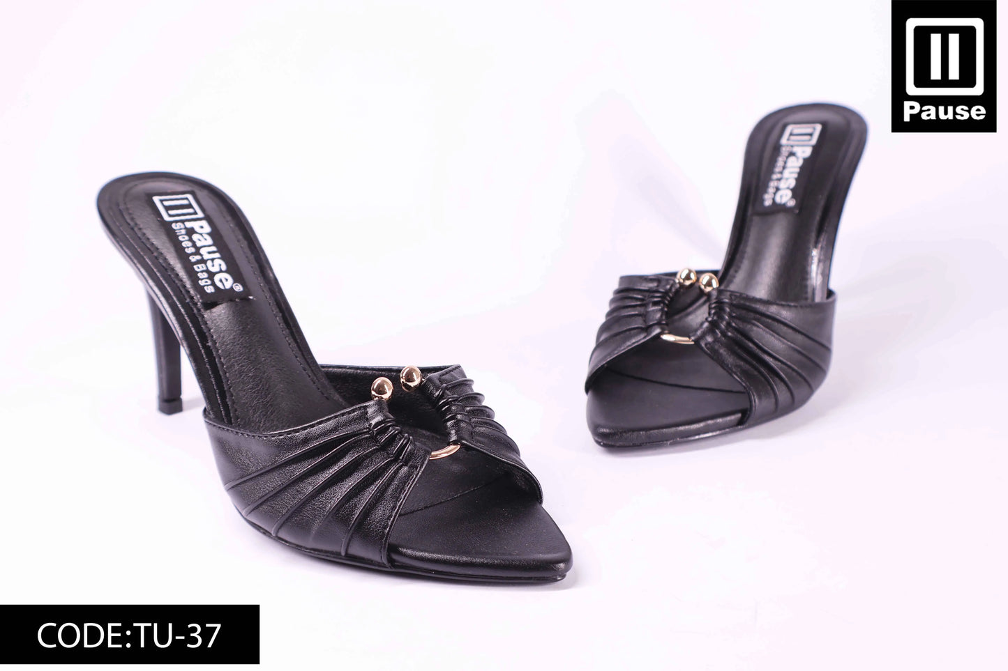 TU-37 HEELED SLIPPER