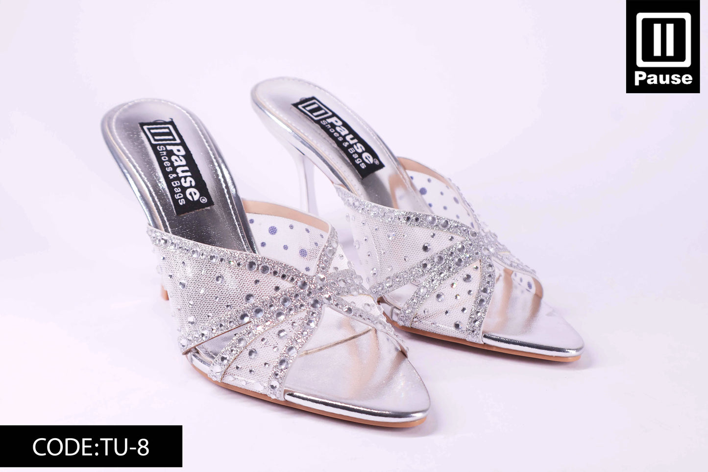 TU-8  HEELED SOIREE SLIPPER