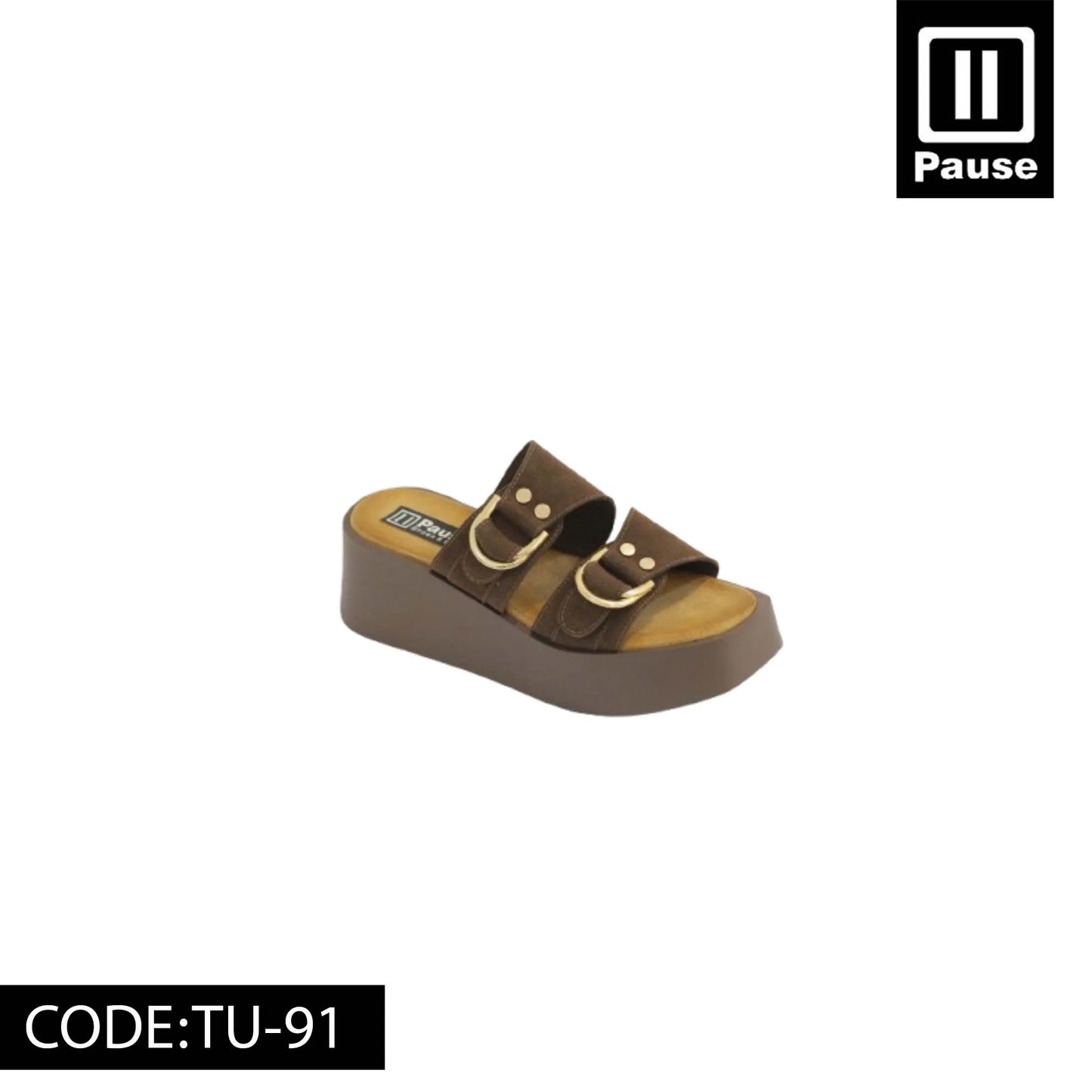 TU-91 2 STRAP SLIPPERS