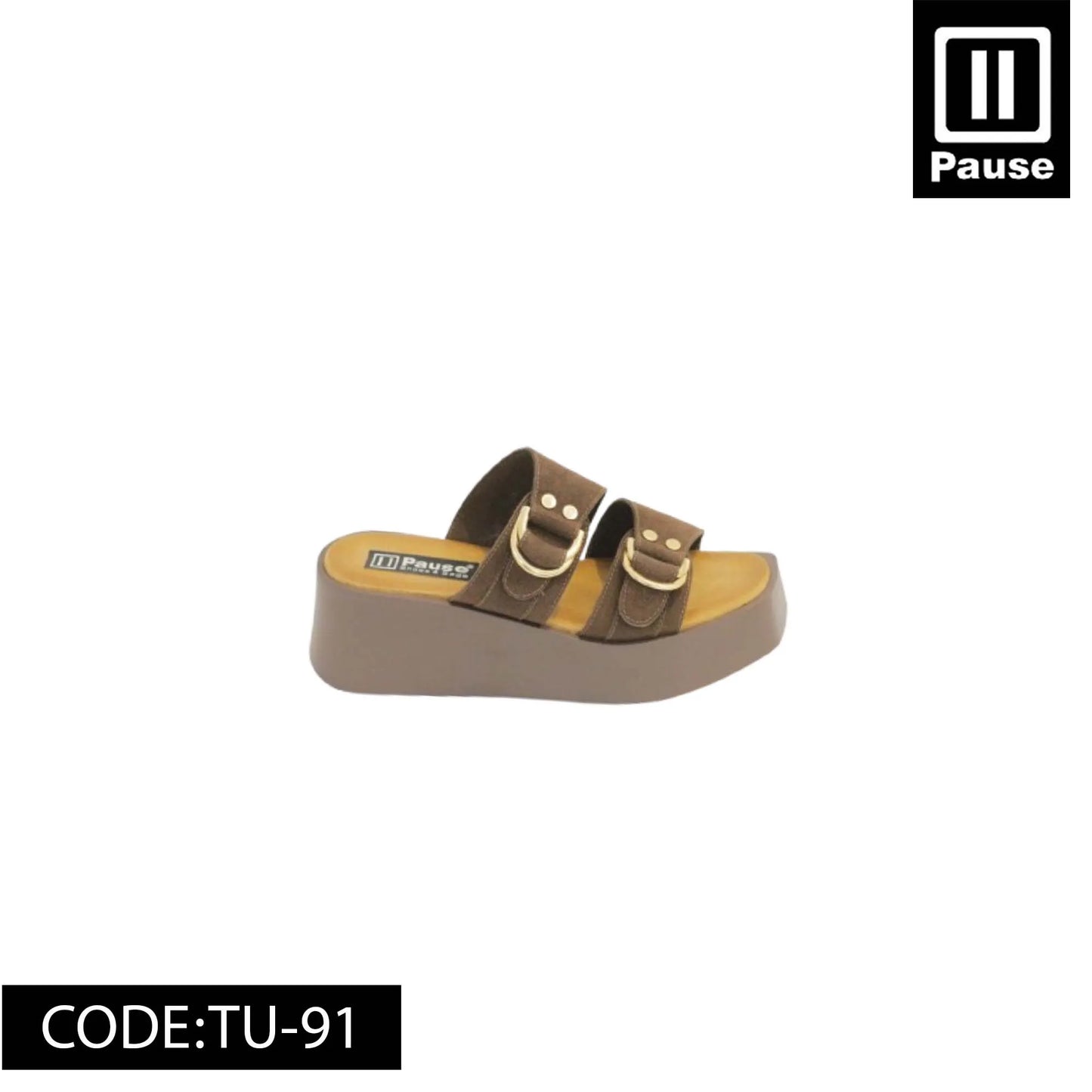 TU-91 2 STRAP SLIPPERS