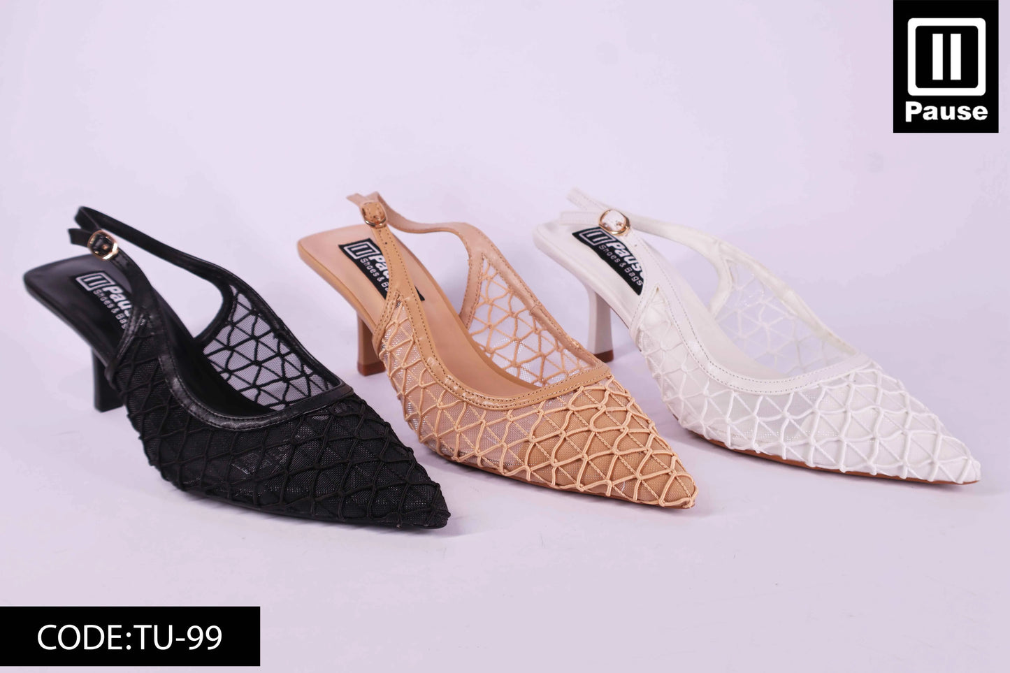 TU-99 SLINGBACK HEELS