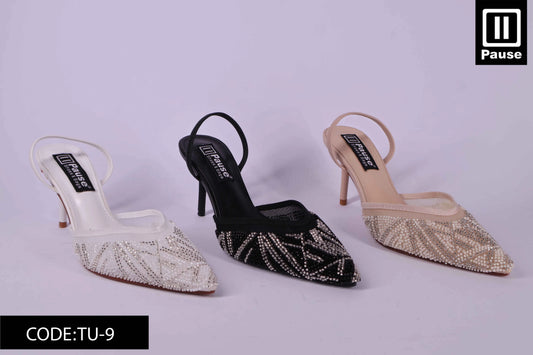 TU-9  SLINGBACK HEELS