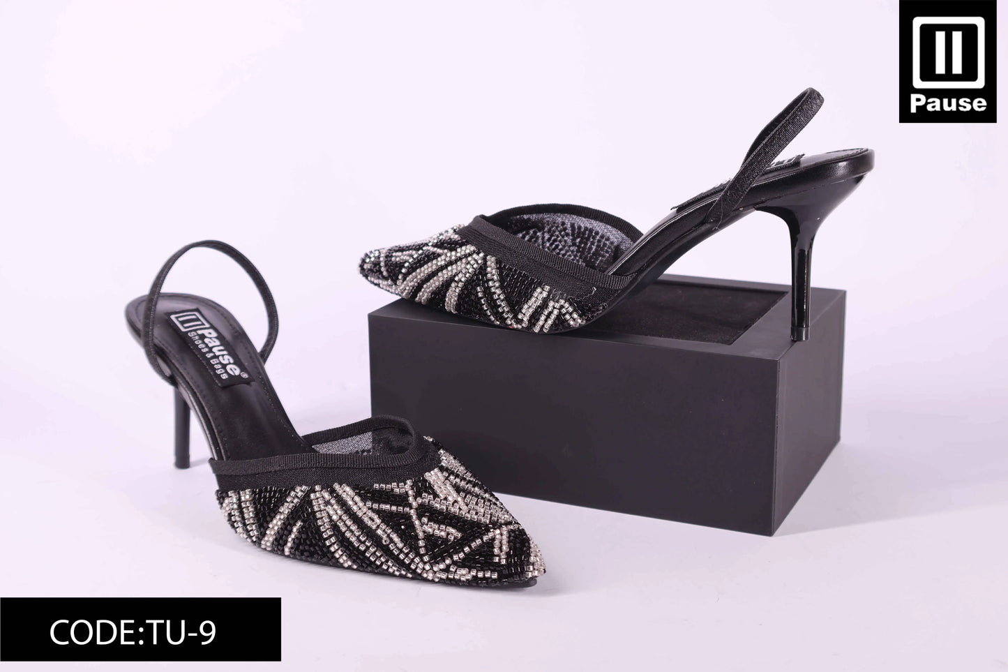 TU-9  SLINGBACK HEELS