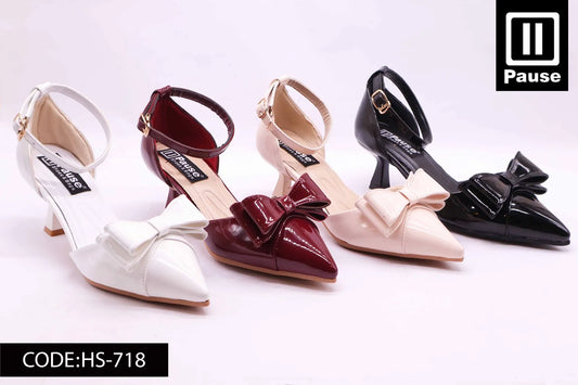 HS-718 BOW VERNA HEELS