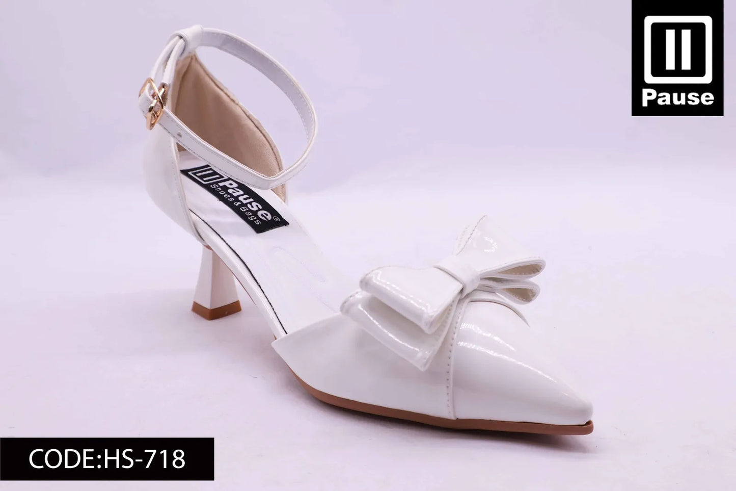 HS-718 BOW VERNA HEELS