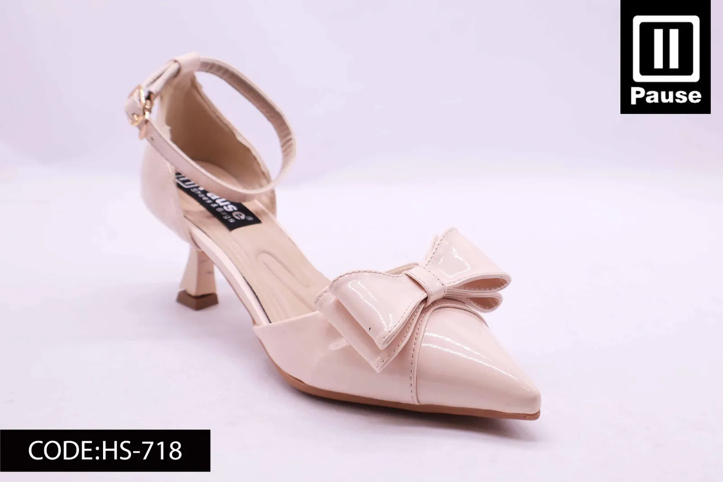 HS-718 BOW VERNA HEELS