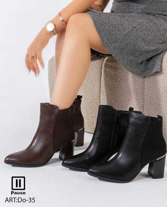 DO-35 HEELED ANKLE BOOTS