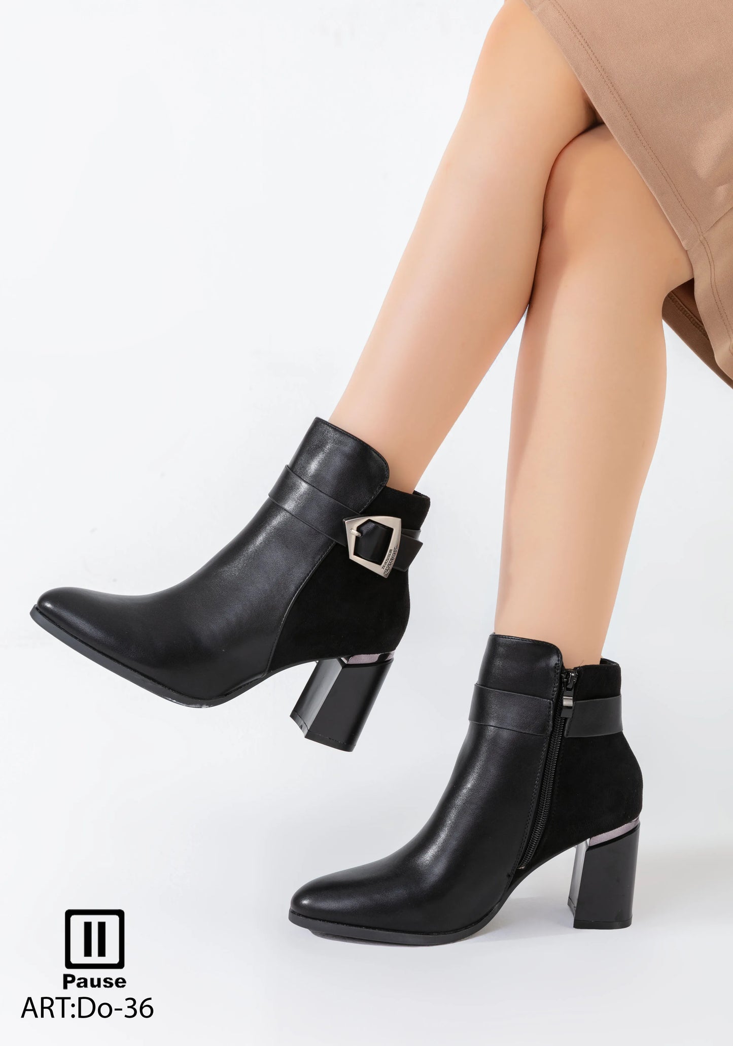DO-36 HEELED ANKLE BOOTS