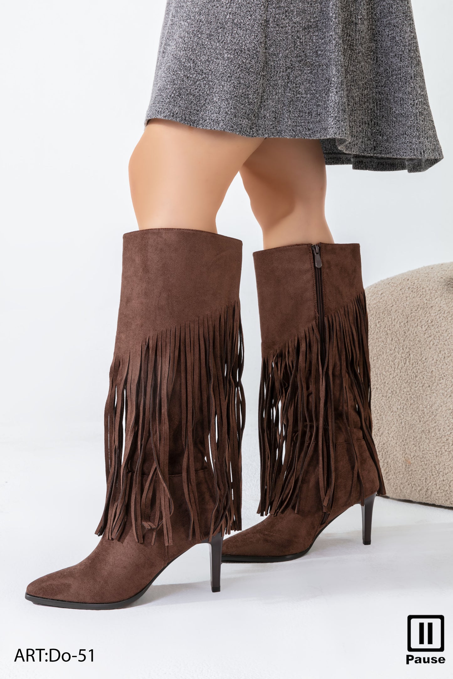 DO-51  Western Fringe Boots