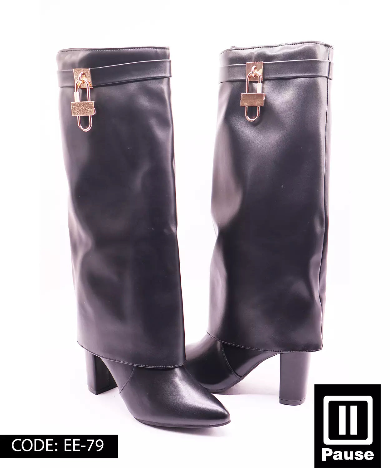 EE-79 HIGH HEEL KNEE BOOTS
