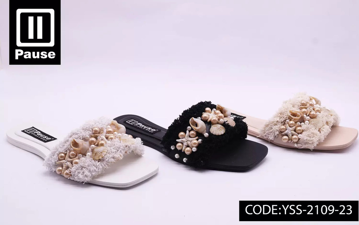 YSS-2109-23 SEASHELL SLIPPER