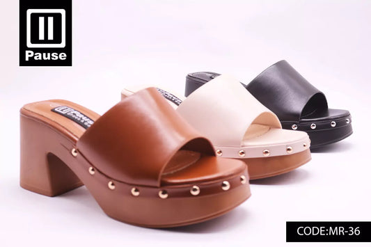 MR-36 HEELED SLIPPER