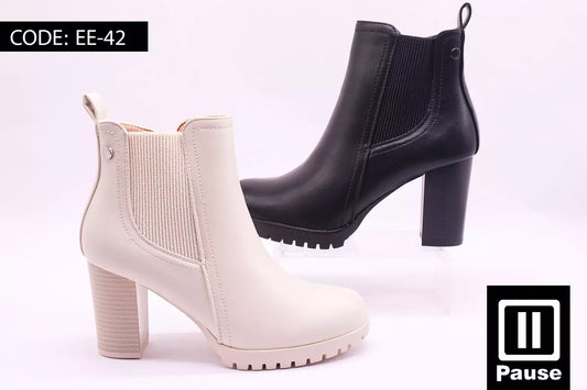 EE-42 HIGH HEEL ANKLE BOOTS