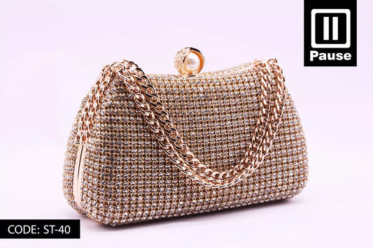 ST-40 Rhinestone CLUTCH
